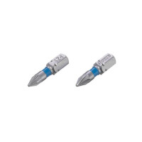 Комплект викруткових насадок PZ1, S2, 2 од., STORM INTERTOOL VT-0220