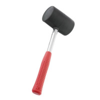 Киевлянка резиновая 680 г, черная резина, металлическая ручка INTERTOOL HT-0232