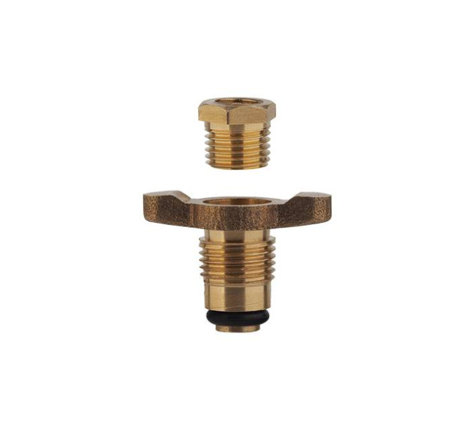 Клапан зливний для компресорів 1/4 ", вентиль "баранчик", латунь INTERTOOL PT-5021