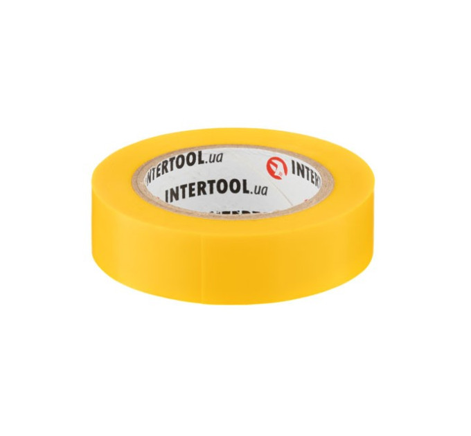 Лента изоляционная 10 м, 17*0.15 мм, желтая INTERTOOL IT-0032