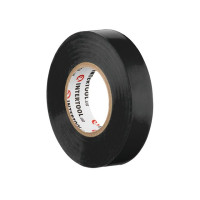 Стрічка ізоляційна 25 м, 17*0,15 мм, чорна INTERTOOL IT-0026