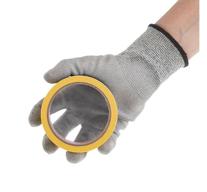 Стрічка малярська 38 мм, 20 м, жовта INTERTOOL DM-3820