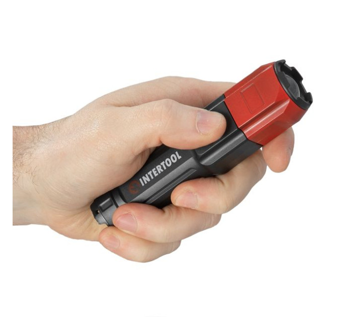 Фонарь ручной мини, 4 режима INTERTOOL LB-0120
