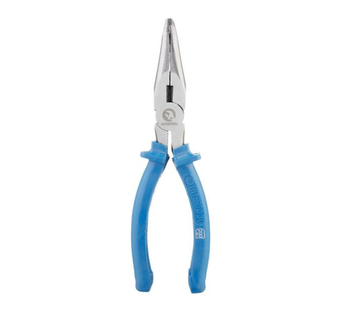 Долгогубцы изогнутые 200 мм INTERTOOL HT-0126