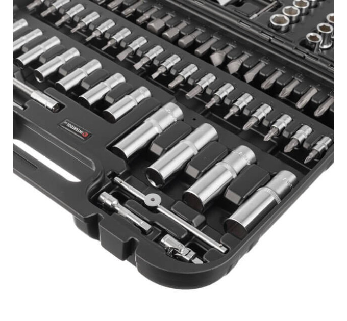 Набор инструментов 94 ед., STORM, 1/2", 1/4", Cr-V INTERTOOL ET-8094