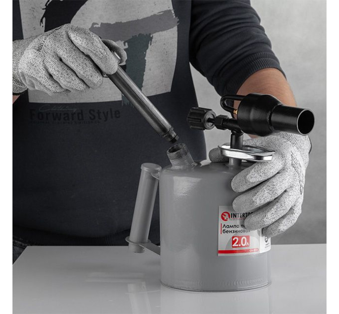 Лампа паяльная бензиновая 2,0 л INTERTOOL GB-0033