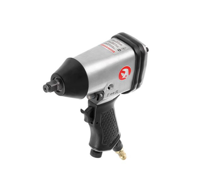 Гайковерт пневматический 1/2", набор головок 17 ед., кейс INTERTOOL PT-1101
