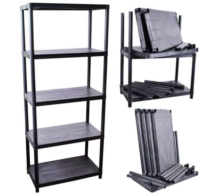 Стеллаж 5 полок, 28" 710*380*1713 мм INTERTOOL BX-7028