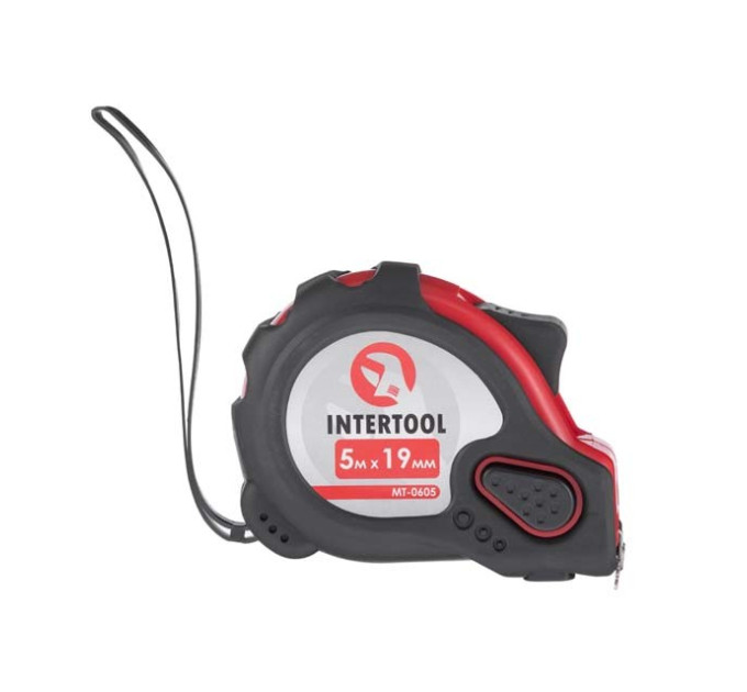 Рулетка з фіксатором 5 м "Супер Магніт" INTERTOOL MT-0605