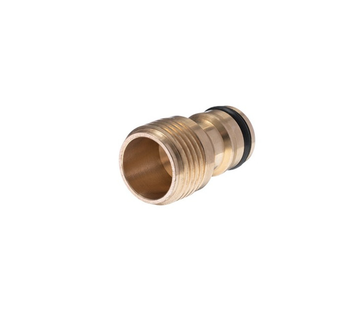 Адаптер латунный на коннектор 1/2" с наружной резьбой 1/2" STORM INTERTOOL GE-1201