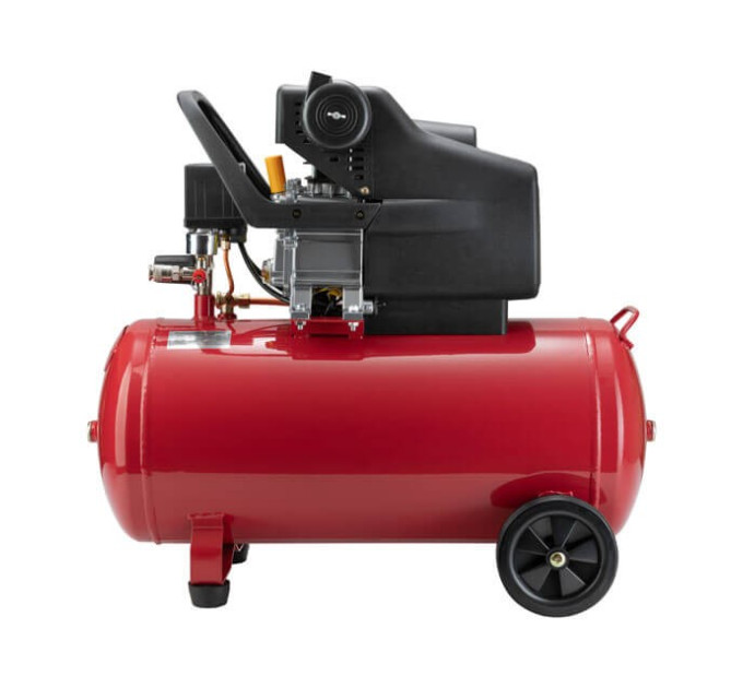Компрессор 50 л, 1500 Вт, 220 В, 8 атм, 206 л/мин INTERTOOL PT-0003