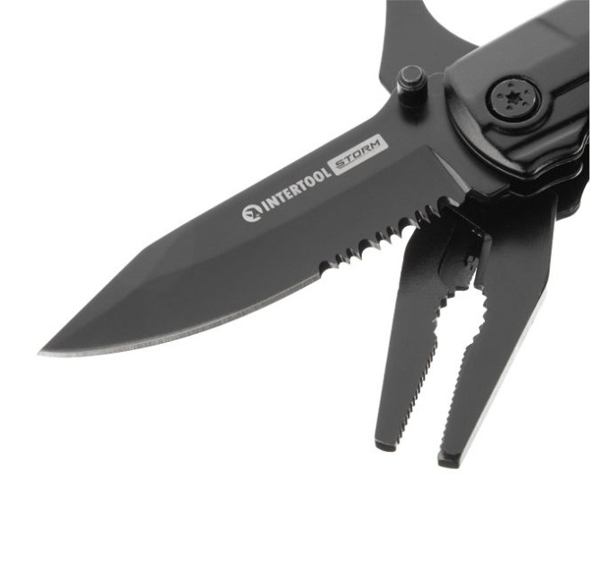 Мультинструмент STORM 8 в 1 с чехлом, Blackstone INTERTOOL HT-0545