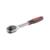 Рукоятка с храповым механизмом 3/8", 24 зуба, Cr-V INTERTOOL HT-2105