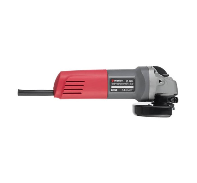 Шлифмашина угловая 750 Вт, 125 мм, 11000 об/мин INTERTOOL DT-0263
