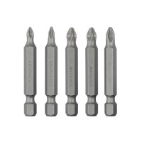 Комплект отверточных насадок PH1, PH2, PZ1, PZ2, ACR, S2, 5 ед., STORM INTERTOOL VT-0205