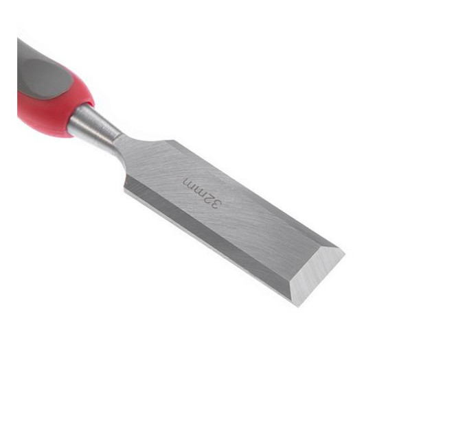 Стамеска 32 мм, Cr-V, двухкомпонентная рукоятка INTERTOOL HT-3532
