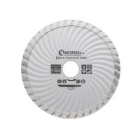Диск отрезной TURBO 125 мм, алмазный 16-18% INTERTOOL CT-2002