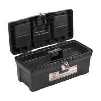 Ящик для инструментов с металлическими замками 16" 396*216*164 мм INTERTOOL BX-1016