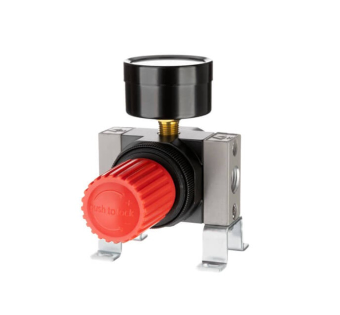 Регулятор давления 1/4", 1-16 бар, 1600 л/мин, профессиональный INTERTOOL PT-1429