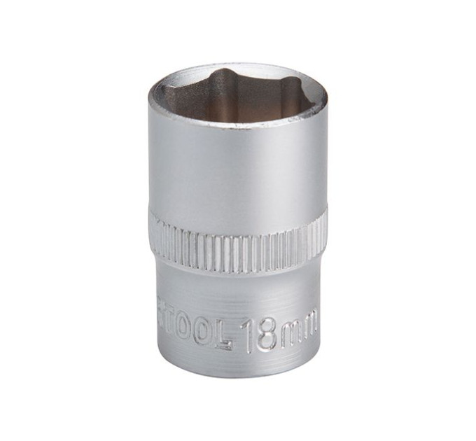 Головка шестигранная 1/2", 18 мм INTERTOOL ET-2018