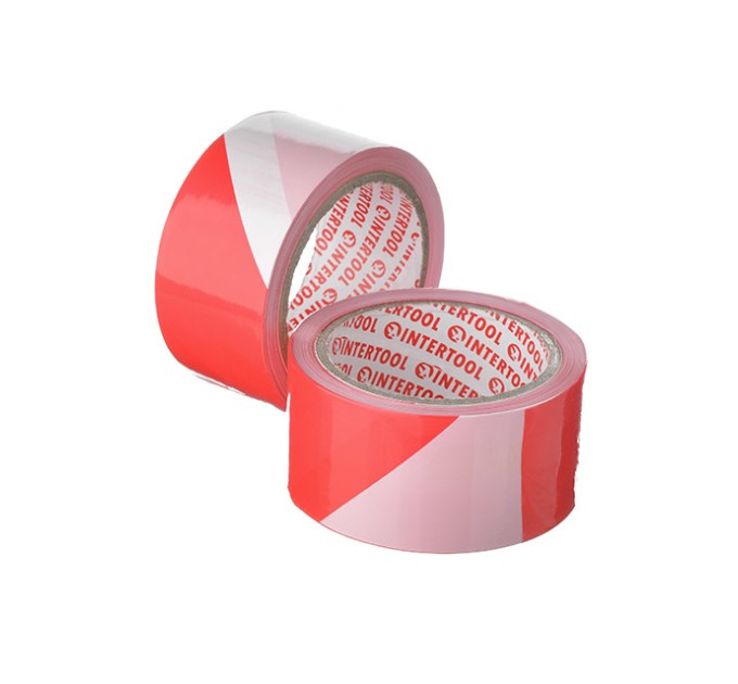 Лента сигнальная 100 м, 50 мм INTERTOOL KT-0942