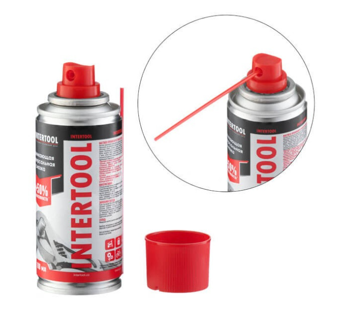 Смазка проницаемая, универсальная, аэрозоль 100 мл INTERTOOL FS-4010