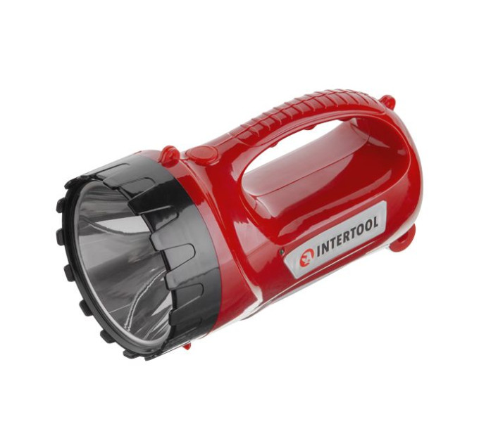Фонарь аккумуляторный 1 LED 5W+15 LED INTERTOOL LB-0101