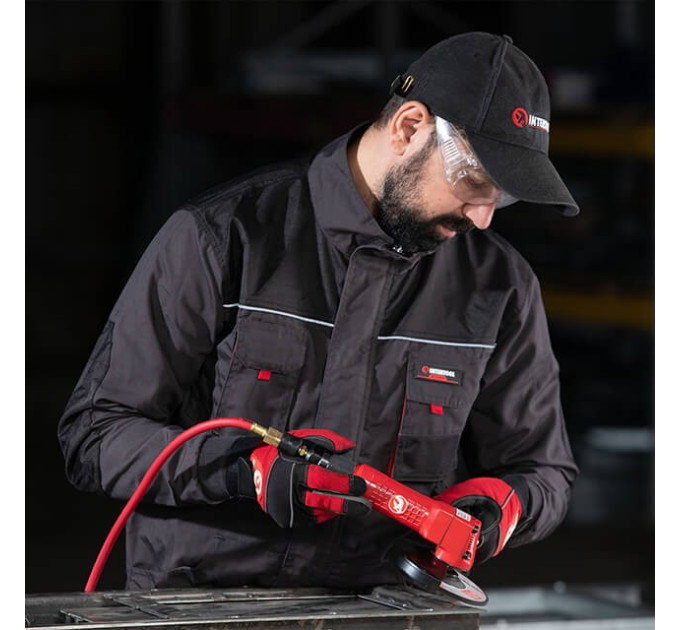 Куртка рабочая 80% полиэстер, 20% хлопок, плотность 260 г/м², L INTERTOOL SP-3003