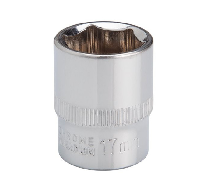 Головка шестигранная STORM 3/8", 17 мм, Cr-V INTERTOOL ET-0417