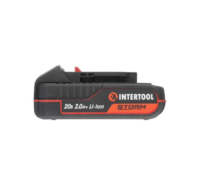 Аккумулятор 20 В, Li-ion, 2.0 Ач, индикатор уровня заряда INTERTOOL WT-0340