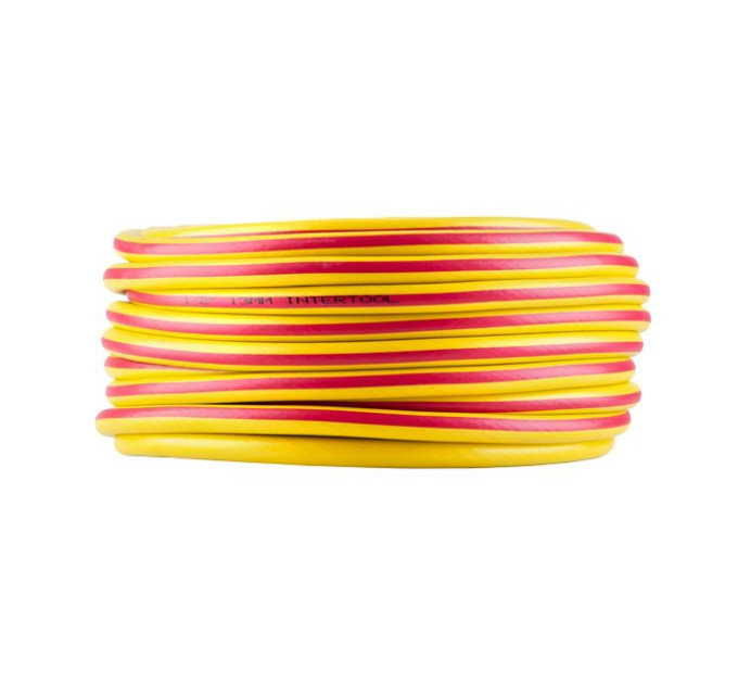 Шланг садовый 3 слойный, зеленый, 1/2", 30 м, армированный, PVC INTERTOOL GE-4025