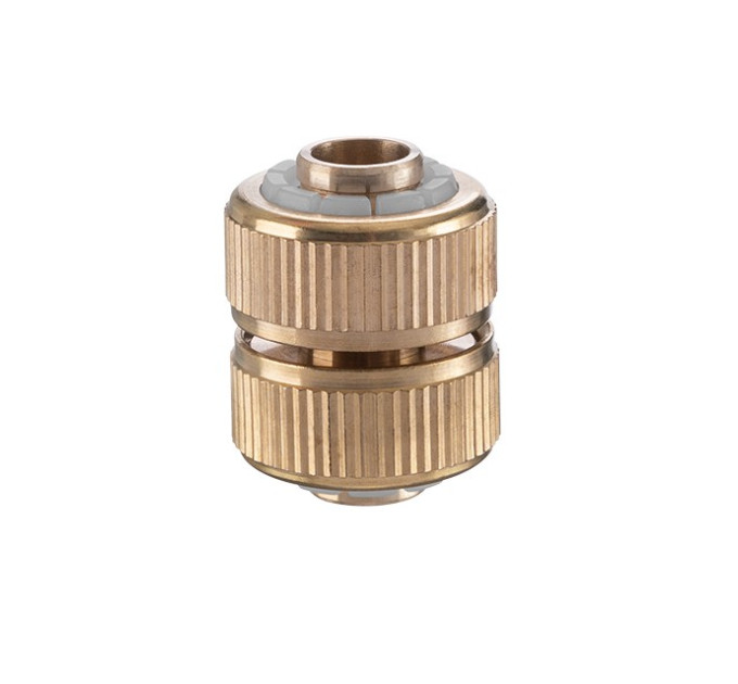 Муфта латунная ремонтно-соединительная для шланга 1/2" STORM INTERTOOL GE-1213