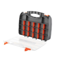 Органайзер 2 в 1, 15" 380*290*80 мм INTERTOOL BX-4005