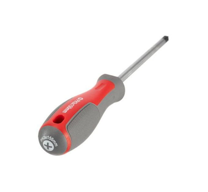 Отвертка крестовая PH3*150 мм, Cr-V INTERTOOL VT-3324
