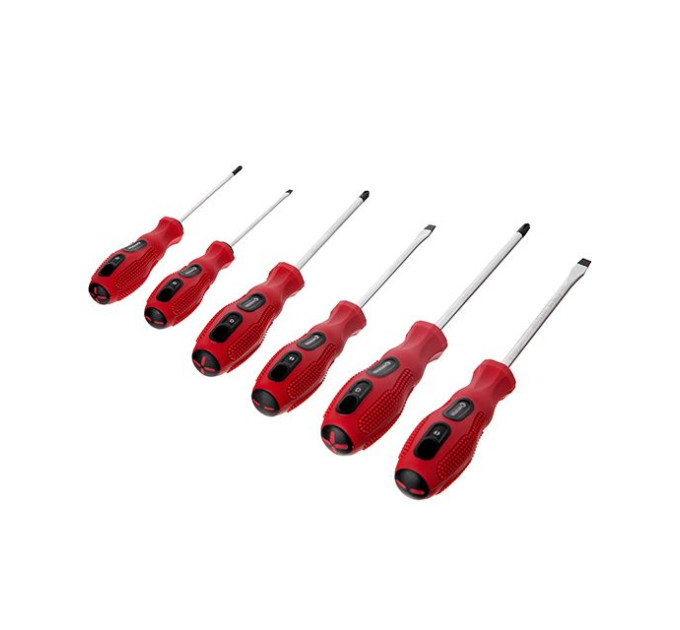 Набор отверток 6 ед., Cr-V, Ergo-design INTERTOOL VT-2005