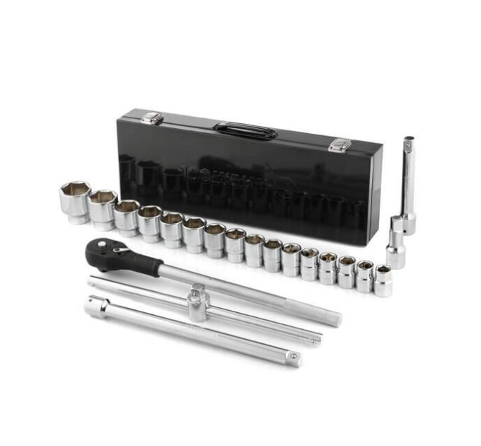 Набор инструментов 21 ед., STORM, 3/4", Cr-V INTERTOOL ET-8321
