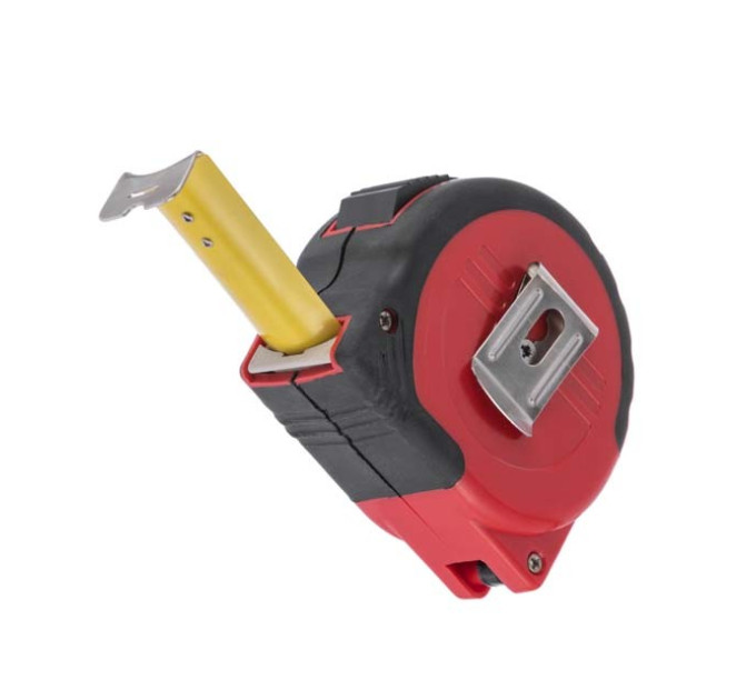 Рулетка з фіксатором 8 м INTERTOOL MT-0408