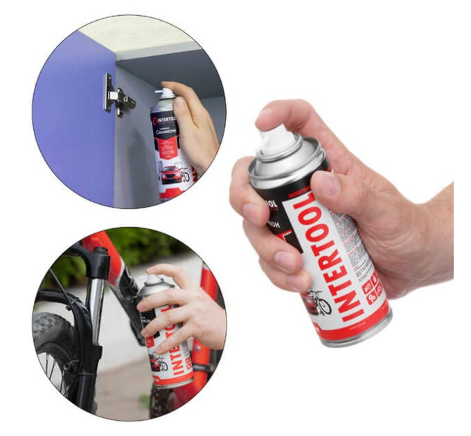 Смазка "Силикон", аэрозоль 200 мл INTERTOOL FS-6020