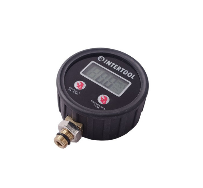 Цифровий манометр, 10 атм INTERTOOL PT-0501
