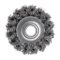 Щетка чашечная 65 мм, для КШМ, М14 (пучки витой проволоки) INTERTOOL BT-2065