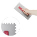 Затирка стальная оцинкованная 280*130 мм, 8*8 мм INTERTOOL KT-0006