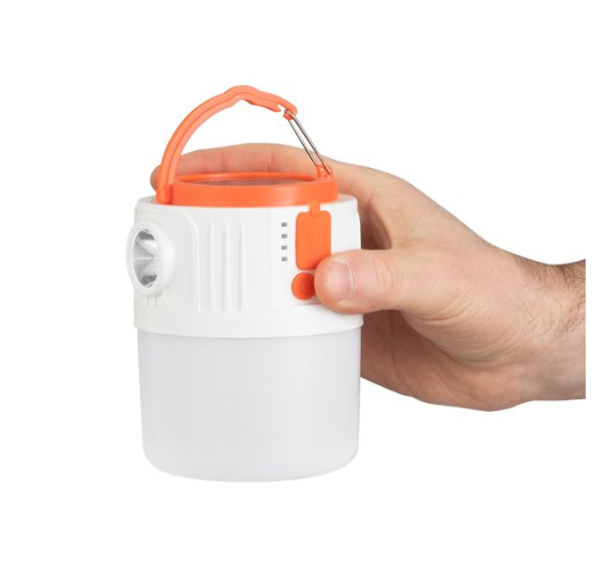Фонарь для кемпинга, солнечная панель, ДУ, STORM INTERTOOL LB-0214