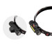 Фонарь налобный аккумуляторный XPE+COB, магнит INTERTOOL LB-0309