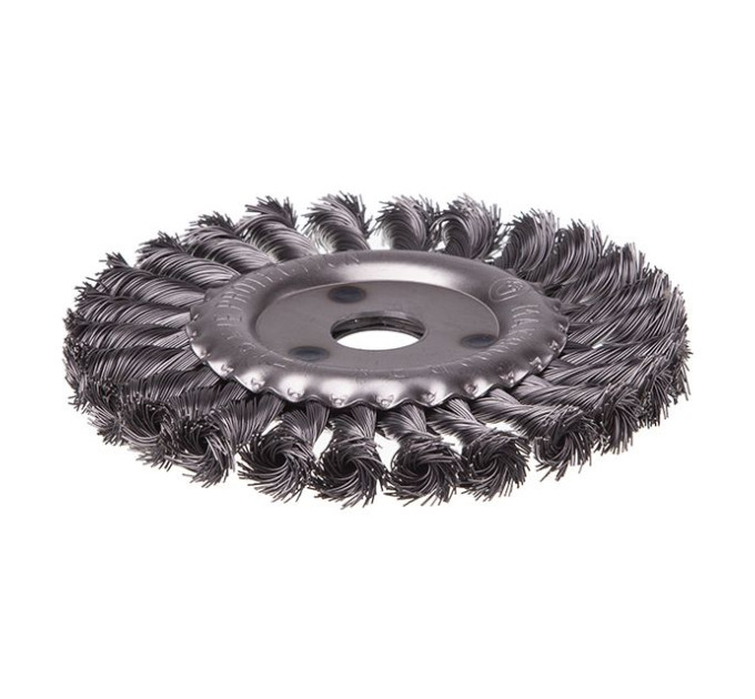 Щетка кольцевая 150*22.2 мм (пучки витой проволоки) INTERTOOL BT-7150