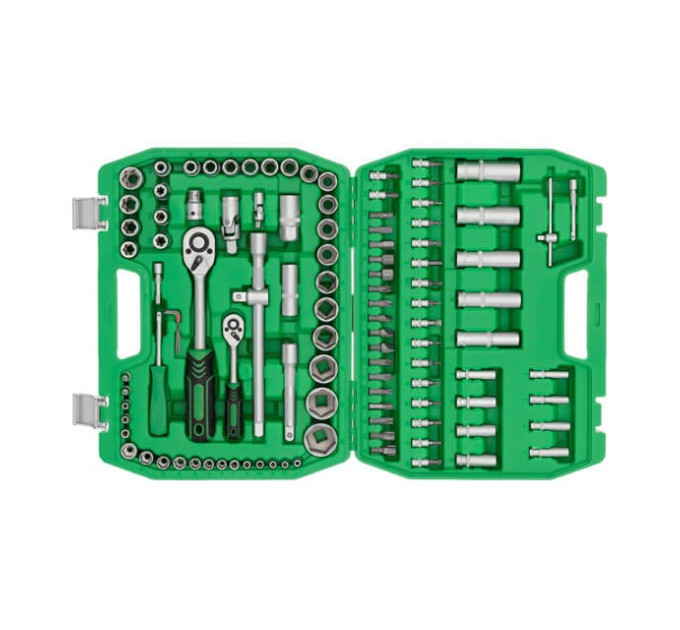 Набір інструментів 1/2", 1/4" 108 од. INTERTOOL ET-6108SP