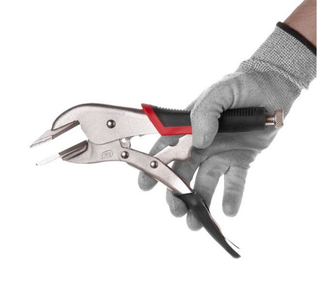 Клещи зажимные Т-type, Cr-V INTERTOOL UT-5207