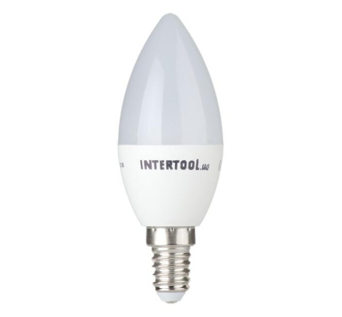 Світлодіодна лампа LED 3 Вт, E14, 220 В, гарантія 3 роки INTERTOOL LL-0151