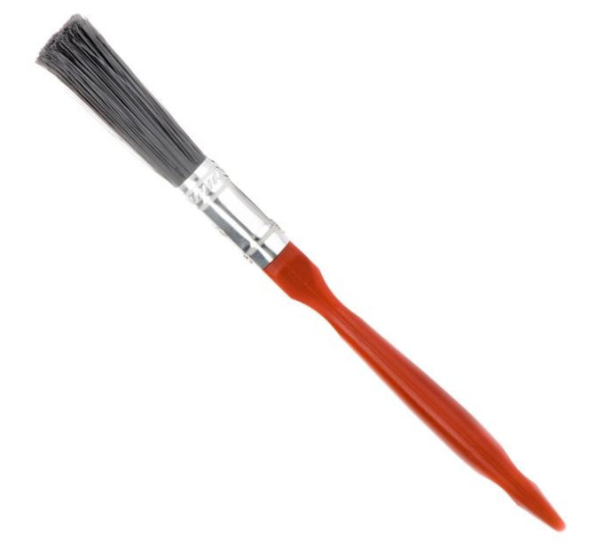 Пензель флейцевий "Лакра", 25*13*54 мм, пластикова ручка INTERTOOL KT-1425