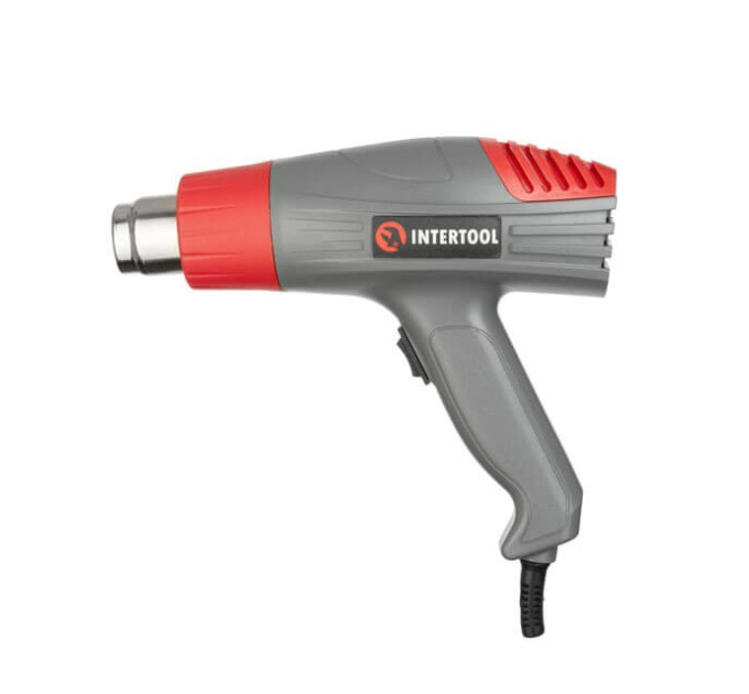 Фен технический 2000 Вт, 400-600°С, 300-500 л/мин, 2 режима INTERTOOL DT-2416