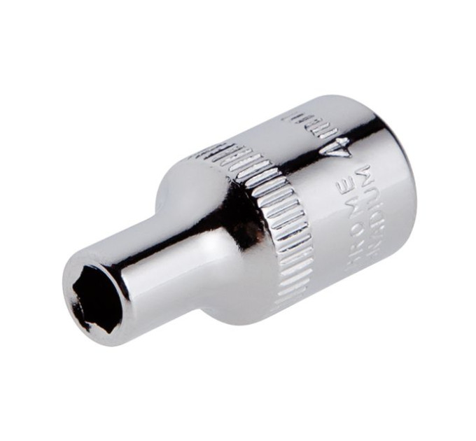 Головка шестигранная STORM 1/4", 4 мм, Cr-V INTERTOOL ET-0432